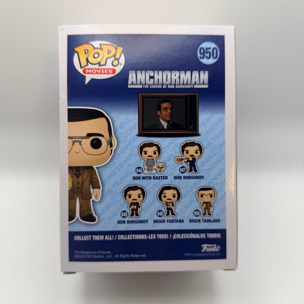 Brick Tamland #950 Funko Pop Movies – Anchorman – 2020 Summer Convention - Picture 3 of 6